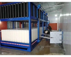 10 Tons Block Ice Machine and Cold Room for Ice Storage in Ecuador